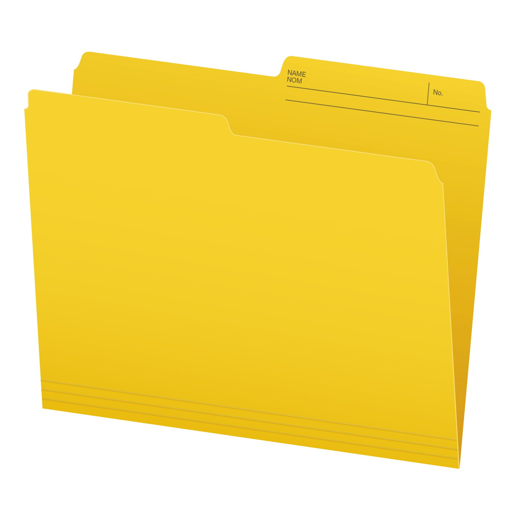 その他 NOPPON paper folder NP-100 Pendaflex Colour File Folders, 1/2 Cut Tab, Letter, Yellow, 100